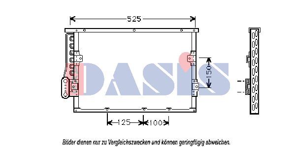 AKS DASIS Lauhdutin, ilmastointilaite 053300N